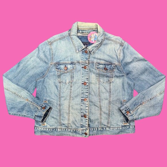 The Golden Girls ''Bow to the Queens'' Upcycled T-Shirt Denim Jacket Size XXL - Picture 2 of 2